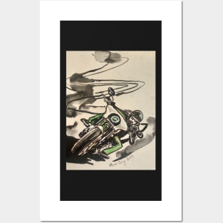 Crazy Biker Posters and Art